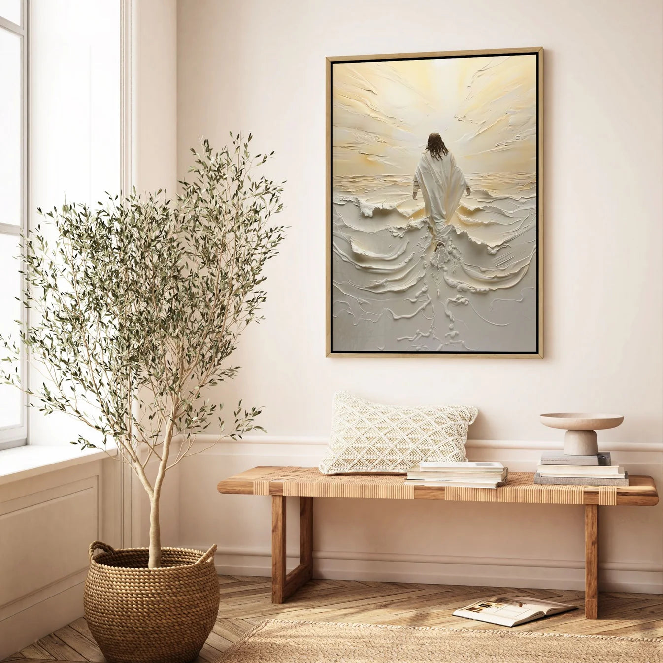 Jesus Walking on Water I - Canvas