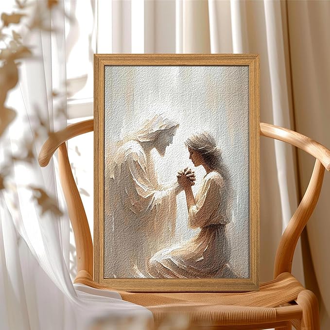 Jesus and Woman Praying