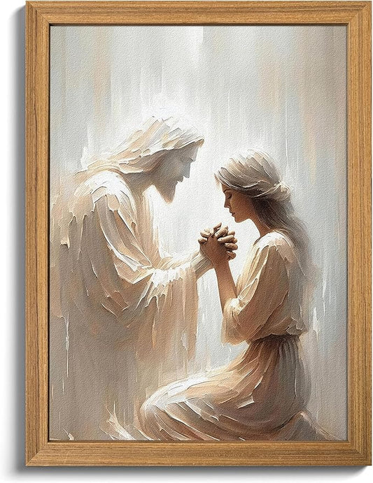 Jesus and Woman Praying